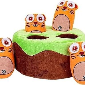 【かわいい】 犬 おもちゃ 鳴く 知育 おやつ もぐらたたき