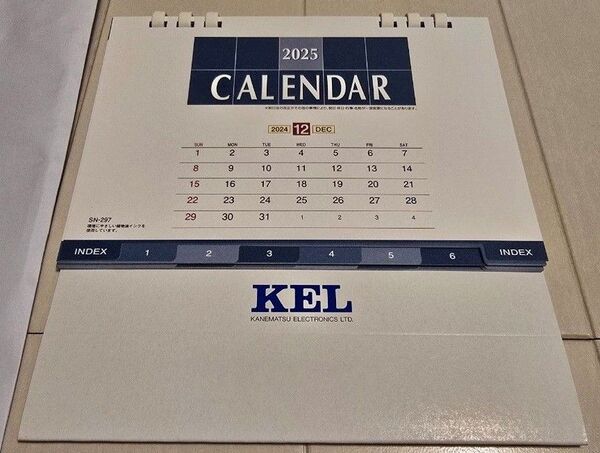 2025年卓上カレンダー 兼松エレクトロニクス(KEL)