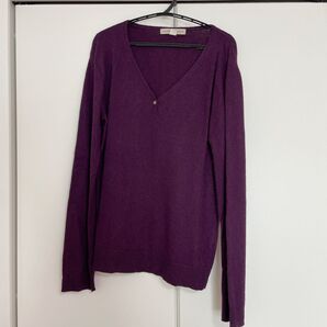 Vネック ニット 長袖セーター