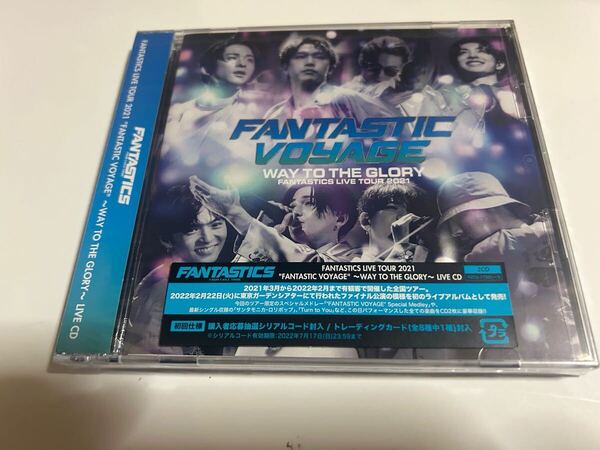 FANTASTICS from EXILE TRIBE FANTASTICS LIVE TOUR 2021 FANTASTIC VOYAGE WAY TO THE GLORY LIVE CD