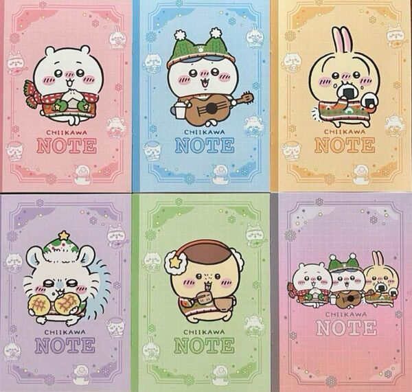 ☆ちいかわ☆ノート☆セブンイレブン☆全6種コンプリート☆