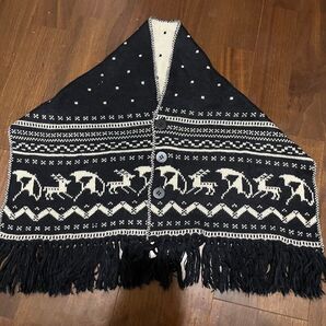 アーノルドパーマー マフラー ポンチョ2way キッズ