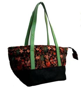 [ rare ] kashmir embroidery ( have ) niuee Mini tote bag N3