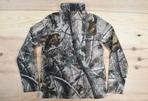 USA古着 REALTREE リアルツリー 迷彩柄 フリース sizeS アウトドア キャンプ ハンティング プルオーバー ハーフジップ アメリカ アメカジ_画像2