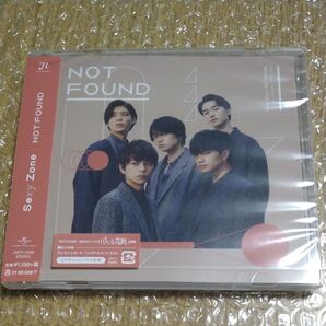 SexyZone セクシーゾーン NOT FOUND 通常盤 CD