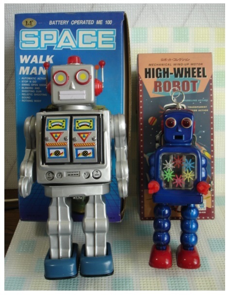 【限定販売】 Yahoo!オークション (ビンテージ)の -「ウォークマン」(ブリキ) ロボット