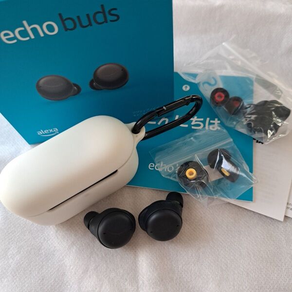 Echo buds ワイヤレスイヤホン ブラック Alexa アレクサ 黒