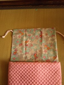ハンドメイド 体操服入れ(着替え袋)
