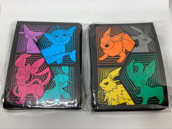 海外限定 ポケモンカードゲーム デッキシールド イーブイズ 2パックセット 新品未開封