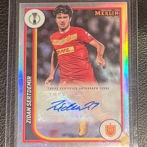 2023-24 Topps ジダン・セルトデミル 直筆サインカード リフラクター Merlin Refractor