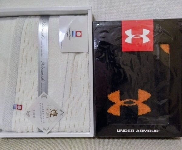 アンダ-アーマー UNDER ARMOUR 読売 ジャイアンツ 巨人 野球 スポーツタオル オレンジ 今治きらめきバスタオル 煌