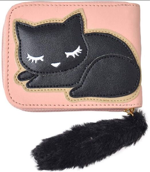 プーちゃん コインパスケース パスポーチ ピンク ぷーちゃん 定期入れ 新品 オスマシプーチャン ネコ 猫 ねこ