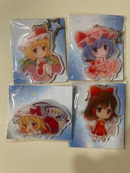 東方project アクリルキーホルダーセット 新品 寝てるフランは最後の1個です