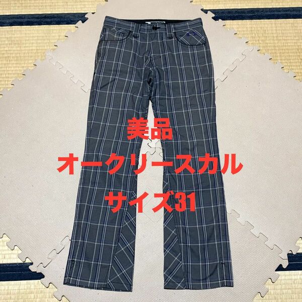 美品 オークリースカル ゴルフパンツ サイズ31