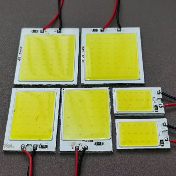 超爆光!ホンダ ステップワゴン RK1/RK2/RK3/RK4/RK5/RK6 T10 LED ルームランプセット パネルタイプ COB 全面発光 ホワイト /c48/c24/c18