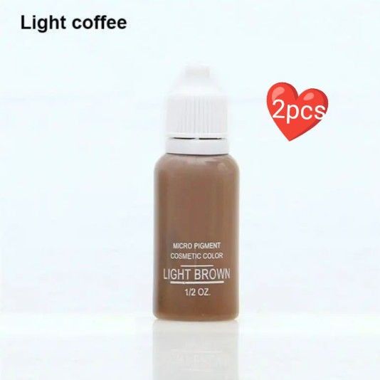 アートメイク用品 色素 LightBrown ②個