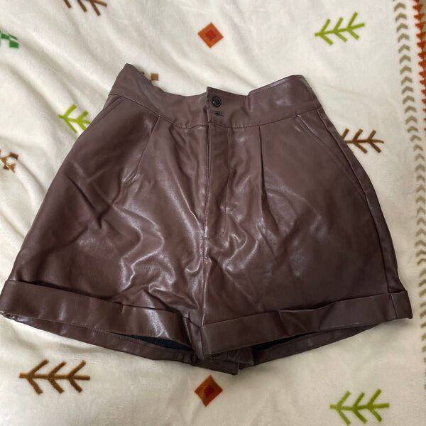 レトロガールショートパンツブラウン
