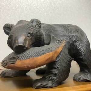 北海道 民芸品 木彫りの熊　清峰