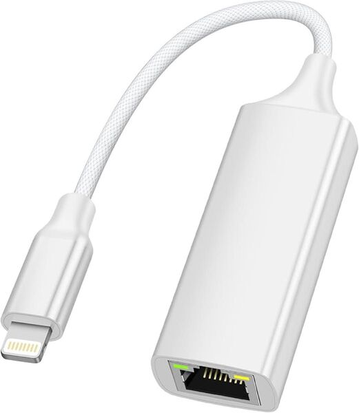 Lightning 有線LANアダプター コネクター iPhone iPad Wi-Fi イーサネット