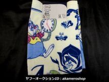 即決◆不思議の国のアリス　Disney◆フェイスタオル　2枚組　新品タグ付き　34×75cm　白うさぎ　B柄　キャラクター◆_画像1