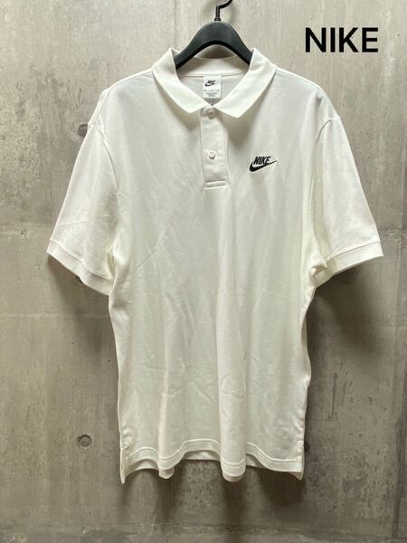 未使用 正規品 XL NIKE メンズ ポロシャツ ナイキ スポーツウェア メンズポロ 刺繍 半袖 ナイキ
