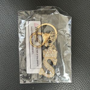 S イニシャルキーホルダー