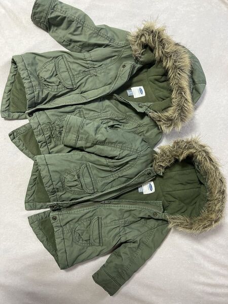 Old navy 姉妹 兄弟 お揃い モッズコート
