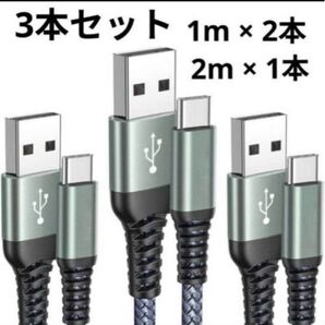 10-33 未使用品 USB Type-C ケーブル USB-A & USB-Cケーブル 3本