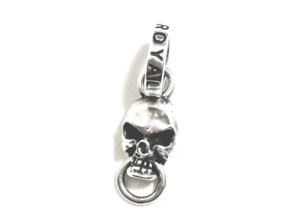 ☆本物 正規品 ロイヤルオーダー Mini Skull w/ Ring in Mouth ミニ スカル リング イン マウス ペンダントトップ シルバー925☆