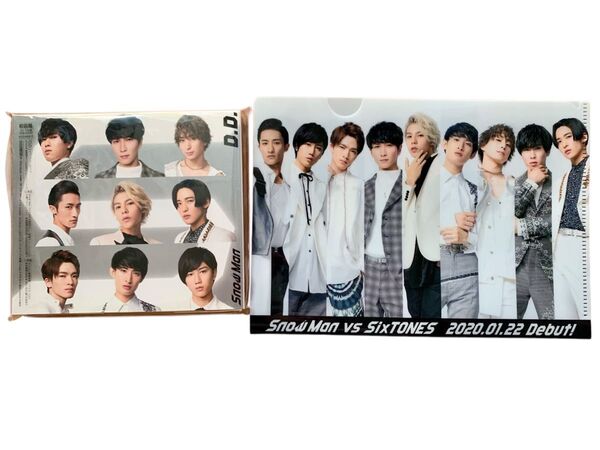 SnowMan DD 初回盤 スリーブ仕様 特典付き クリアファイル SixTONES