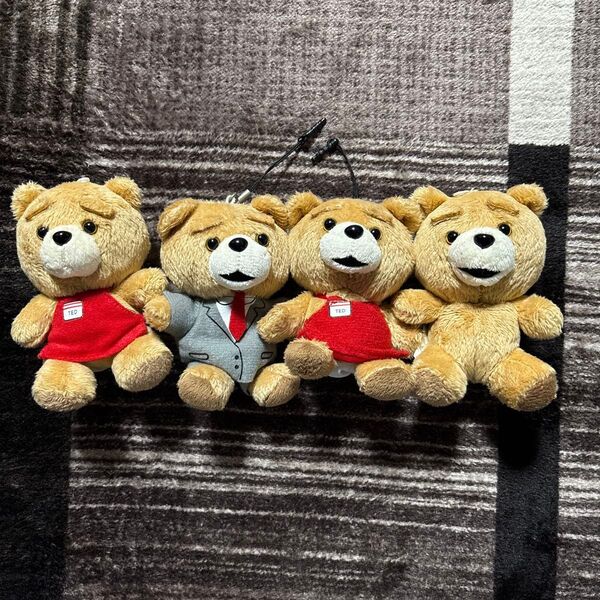 TED くま ぬいぐるみストラップ スマホホルダー ぬいぐるみ