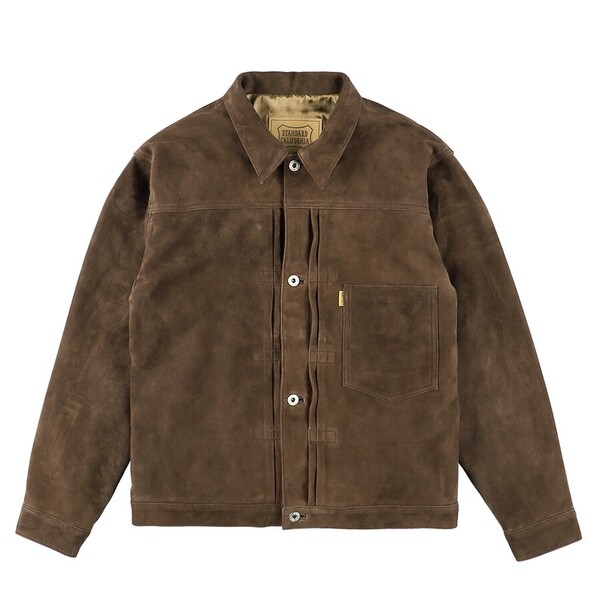 最安!Standard California Leather Jacket S996 スタンダードカリフォルニア レザージャケット 大戦モデル 茶 XL 46 送料無料