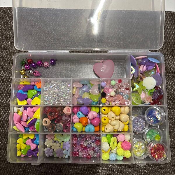 ビーズアソート ハンドメイド デコパーツ アクリルビーズ