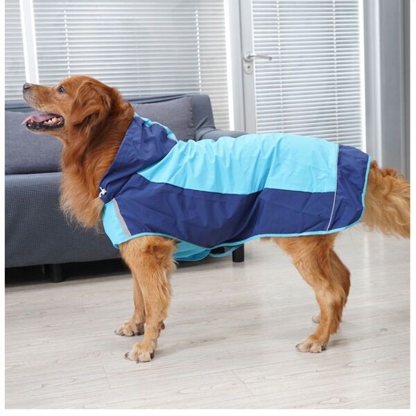 犬 レインコート 大型犬 中型犬 着せやすい 犬用レインコート ドッグウェア