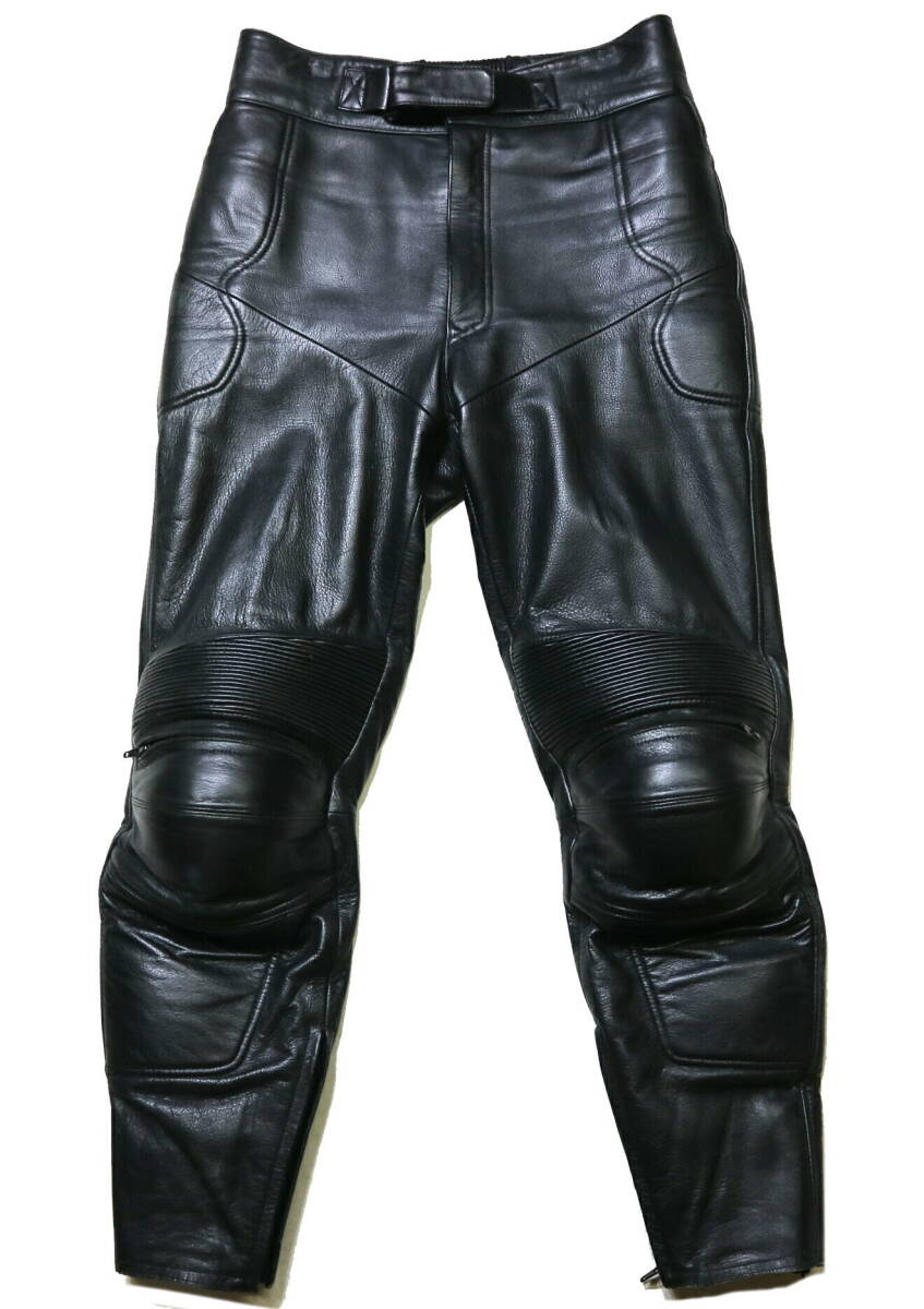 美品✨TRICKYレザー パンツ 牛革 バイカー ブラック 黒 L Yahoo!オークション -「tricky」(パンツ) (バイクウエア、装備