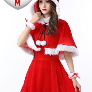 【未使用】 レディース コスプレ 衣装 サンタ セクシーサンタ 赤 Mサイズ 即発送