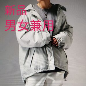 アンティカ アンティカアウター ジャケット ジャンバー アウター コート 羽織 羽織り 防寒 防風 トップス ユニセックス グレー