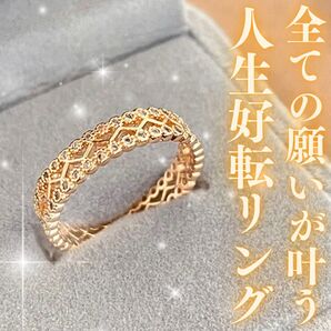 全ての願いが叶う人生好転リング 座敷わらし 開運 幸運 金運 恋愛運 仕事運 財運 商売繁盛 宝くじ高額当選 お守り チョウピラコ