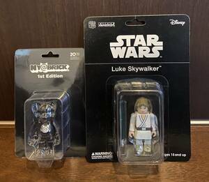 新品 非売品 ノベルティ 2体 MEDICOM TOY 20周年 エキシビジョン レセプションパーティー Luke Skywalker KUBRICK ＆ NY@BRICK