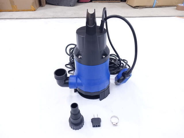 売り切り 動画参照 未使用品 水中ポンプ 100V 400W 家庭用 農作業 洗車 汚水の除去 アウトドア キャンピング 水害 台風災害対策