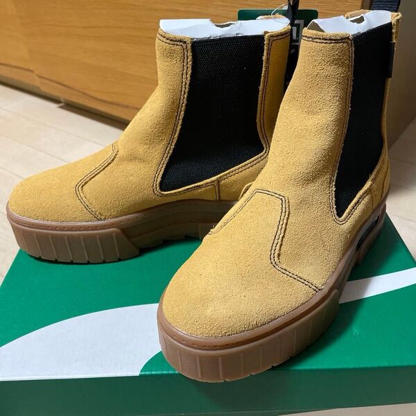 アウトドアブーツ長靴 PUMA MAYZE CHELSEA SUEDE (メイズ チェルシー スウェード) 23.0cm 新品