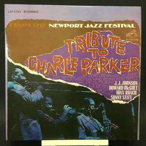 ◆ Tribute to Charlie parker ◆ J.J. Johnson, Howard McGhee, Max Roach ◆ RCA 米盤 深溝