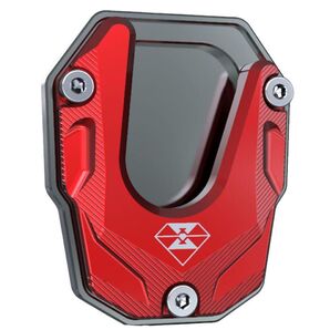 ★ TOMMYFIELD サイドスタンド バイク オートバイ めり込み防止 アシスト 安全装置 カバー レッド