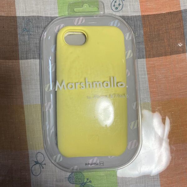 未使用★Marshmallo. iPhone SE2/SE3 iPhone7.8ケース 黄色