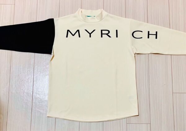 アーミーリッチ モックネックBIGプリントロングTシャツ