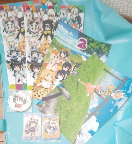 ケモノフレンズ2 グッズ クリアファイル 缶バッジ