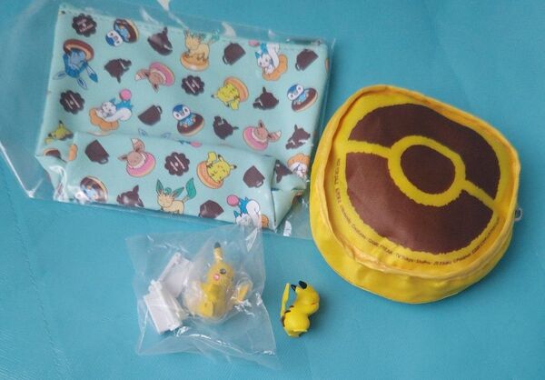ポケモングッズ 4点 ミニフィギュア エコバッグ ポーチ