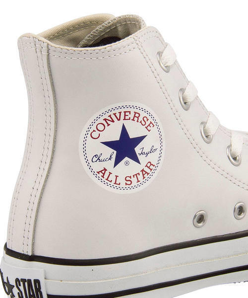 コンバース 25cm レザー オールスター ハイ 税込定価10450円 ホワイト CONVERSE LEATHER ALL STAR HI メンズ スニーカー 白 天然皮革 ** コンバース 25cm レザー オールスター ハイ 税込定価10450円 ホワイト CONVERSE LEATHER ALL STAR HI メンズ スニーカー 白 天然皮革 **