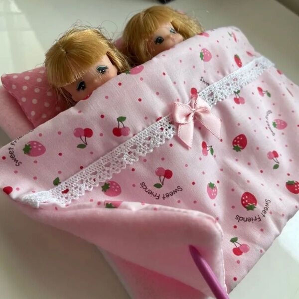 残りわずか ハンドメイド★お布団セット★ミキちゃんマキちゃんサイズ ダブル ベッド
