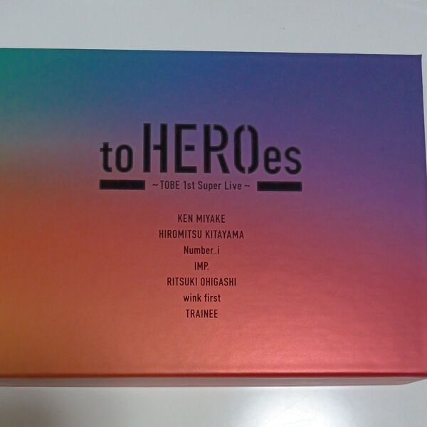 toHEROes 〜tobe 1st Super Live〜初回限定盤 DVD 国内盤